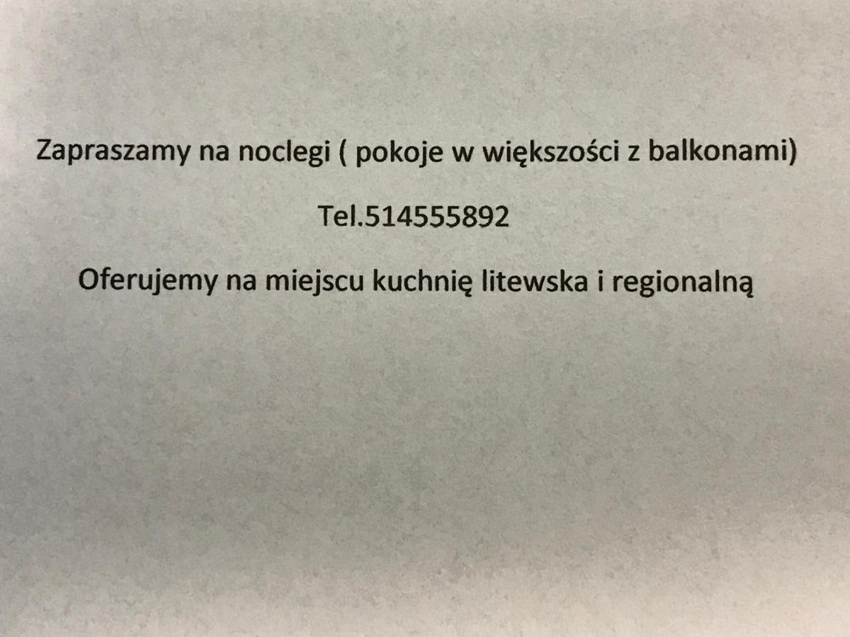 Zajazd U Lecha Pokoje Sucha Rzeczka 3B Kuchnia Regionalna I Lytewska Exterior foto